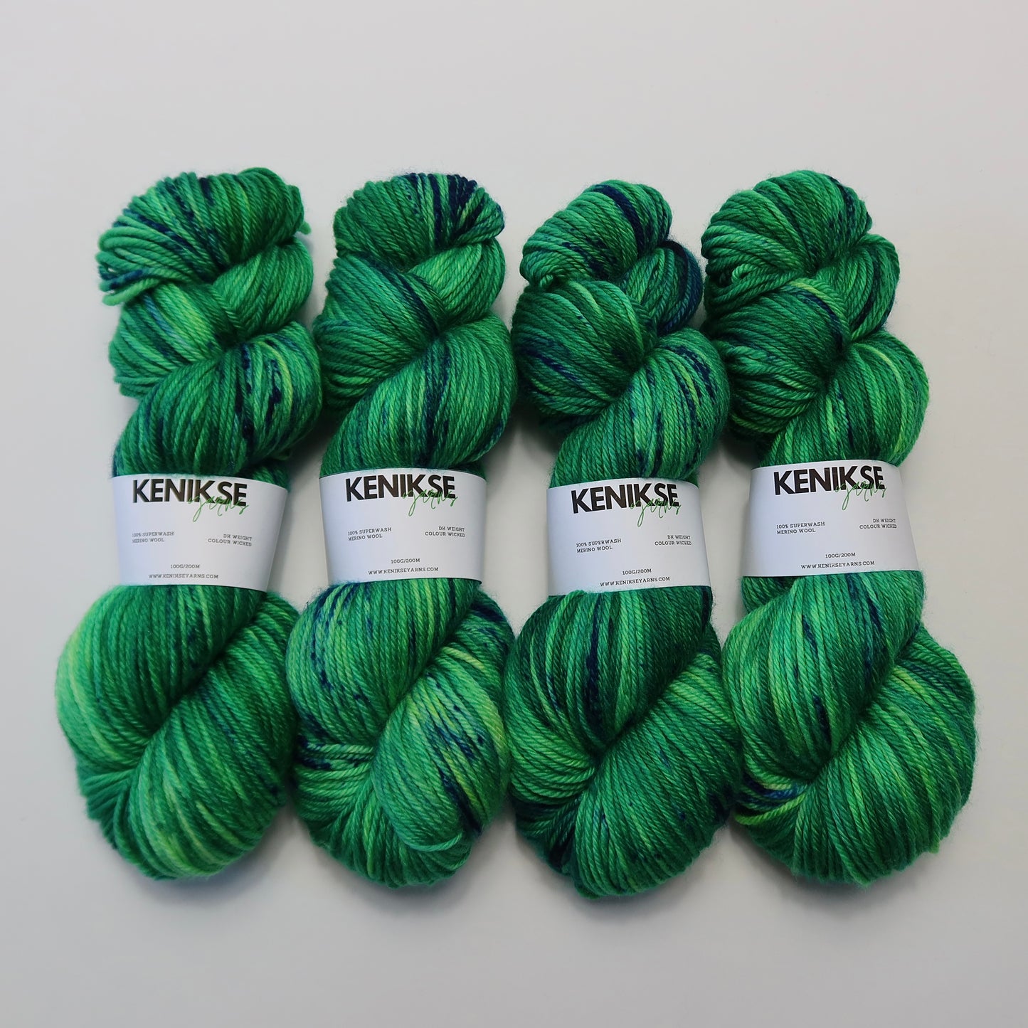 DK Superwash Merino Wool Yarn 100g in colour Wicked