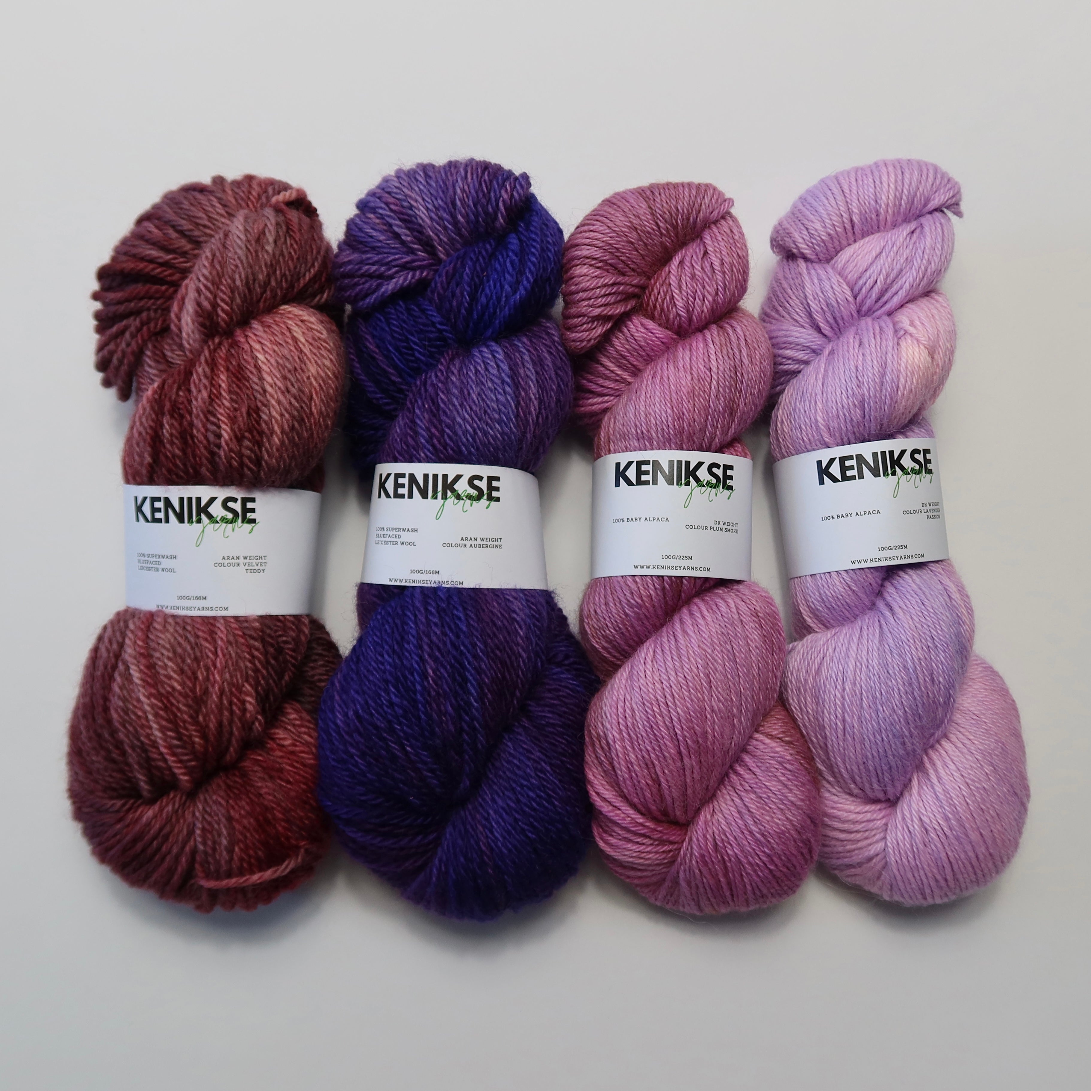 Variety pack of yarn destash wool merino acrylic purple violet yellow offers straw tan