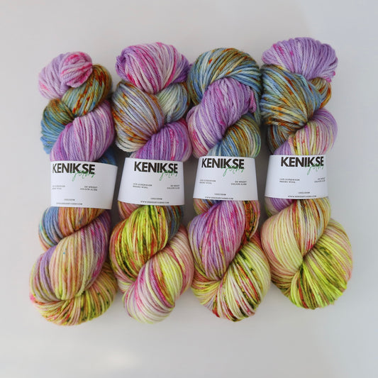 DK Superwash Merino Wool Yarn 100g in colour Alien