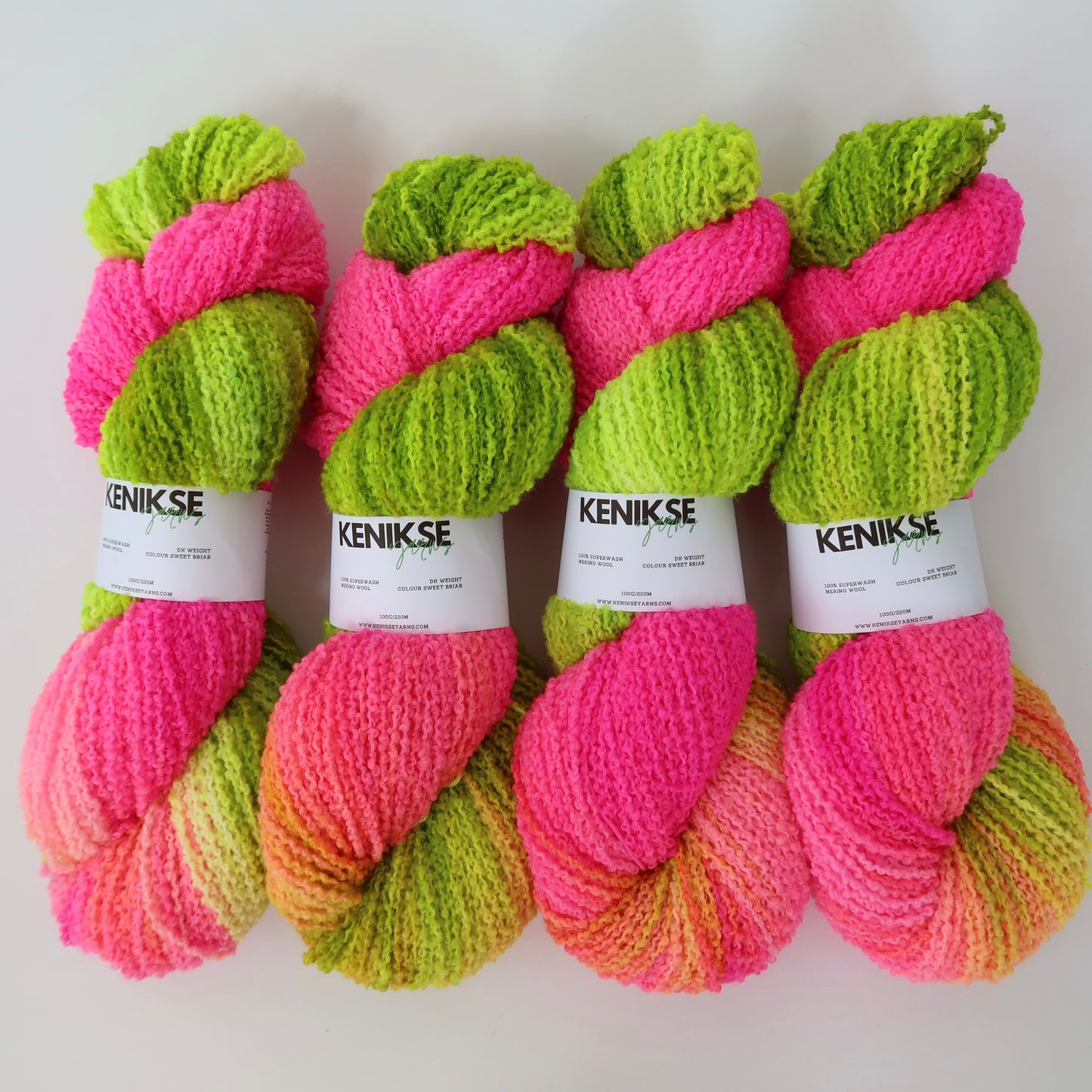 DK Superwash Merino Boucle Wool 100g in colour Sweet Briar