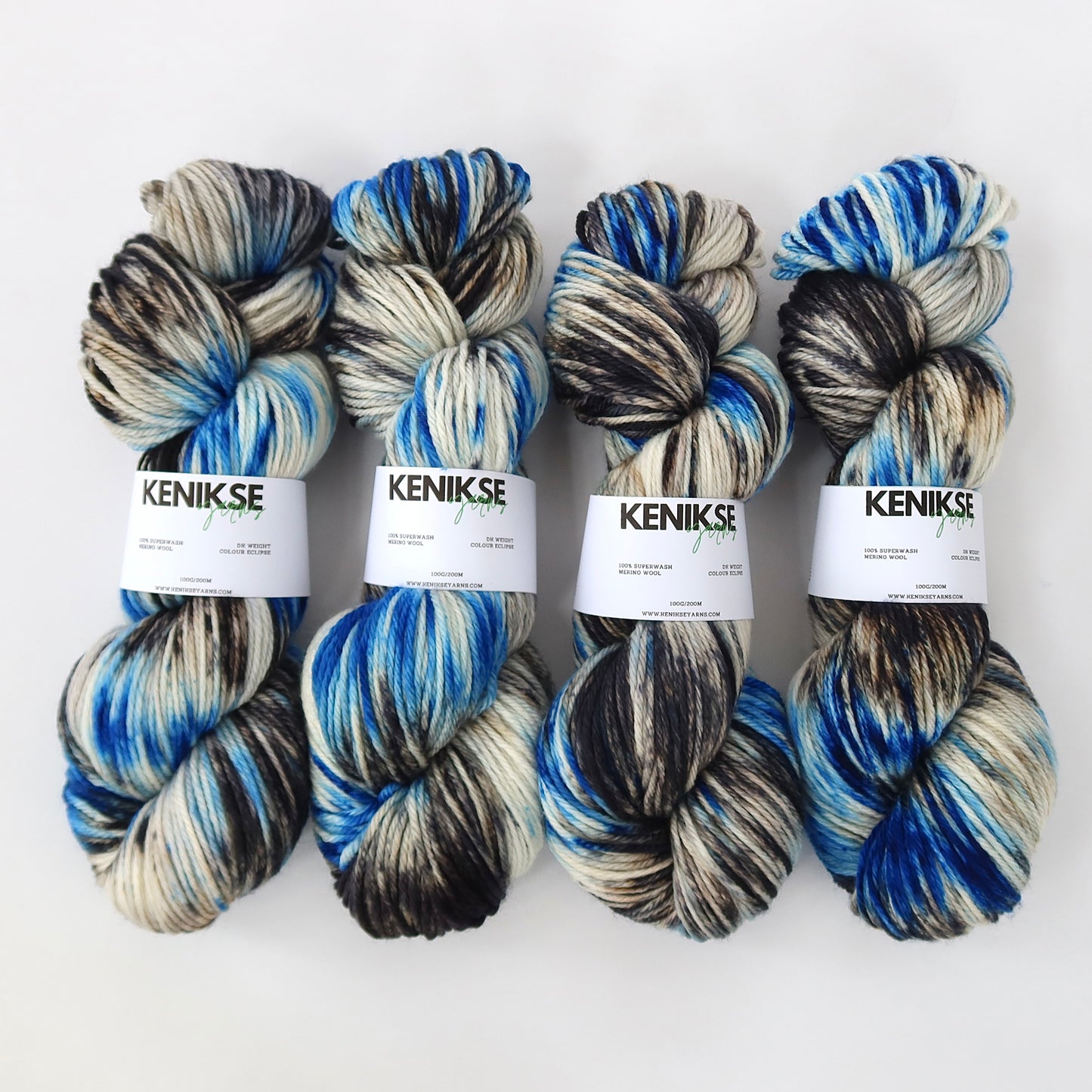 DK Superwash Merino Wool Yarn 100g in colour Eclipse