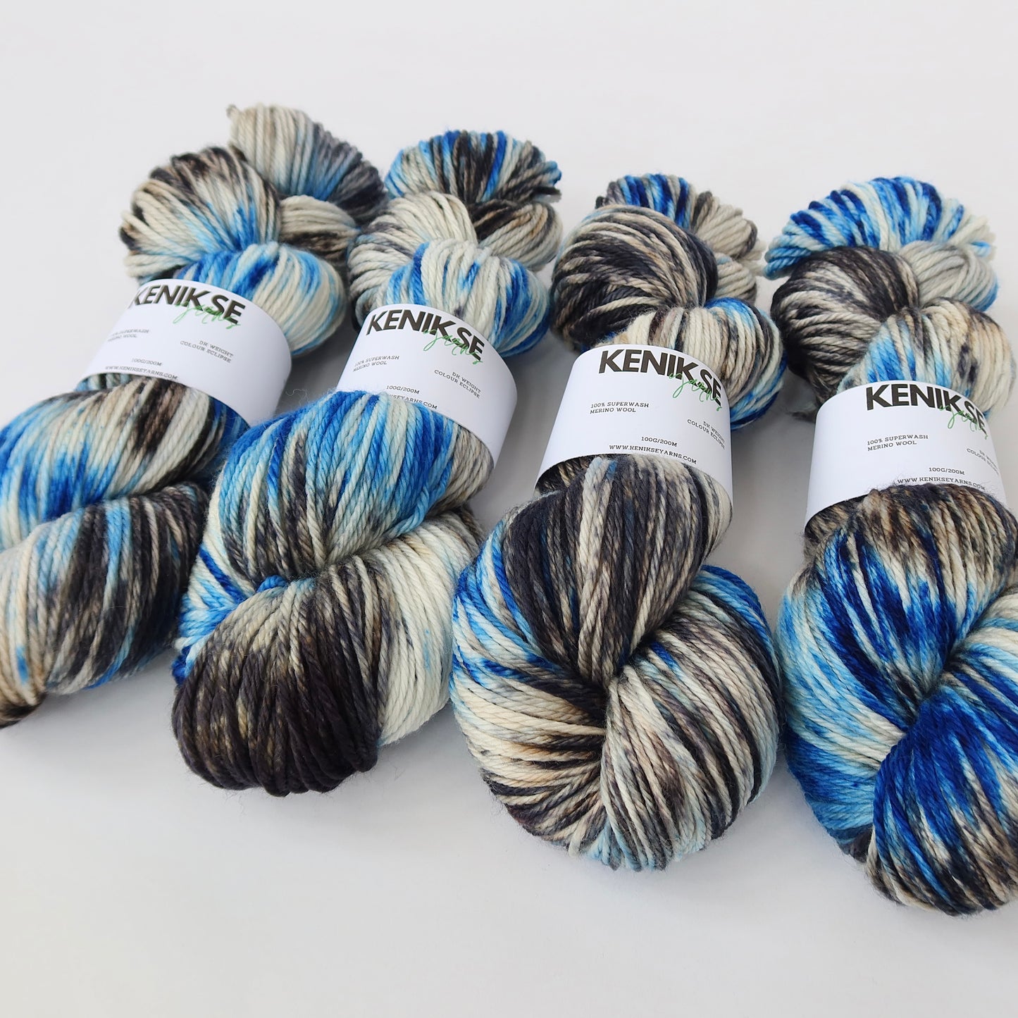DK Superwash Merino Wool Yarn 100g in colour Eclipse