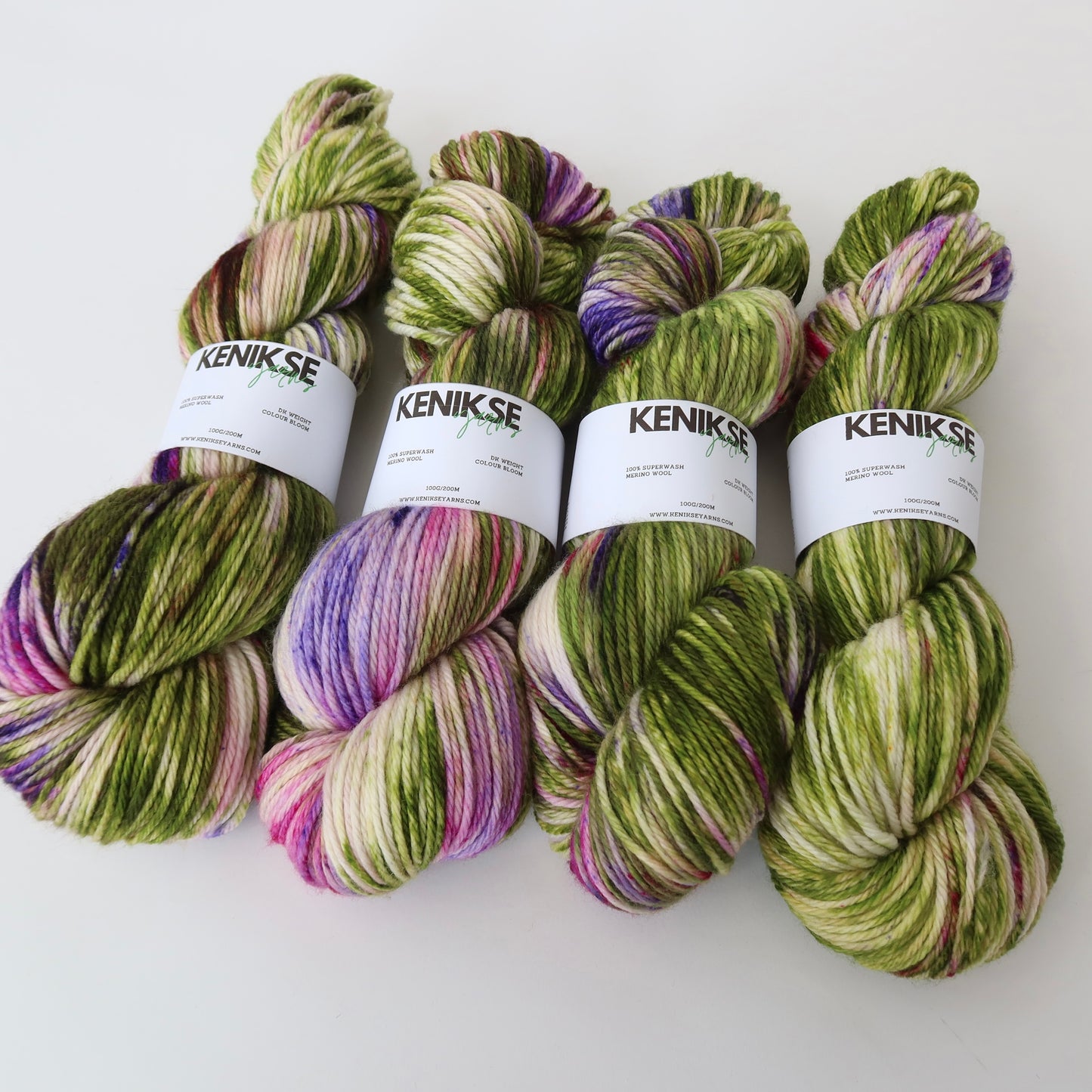 DK Superwash Merino Wool Yarn 100g in colour Bloom