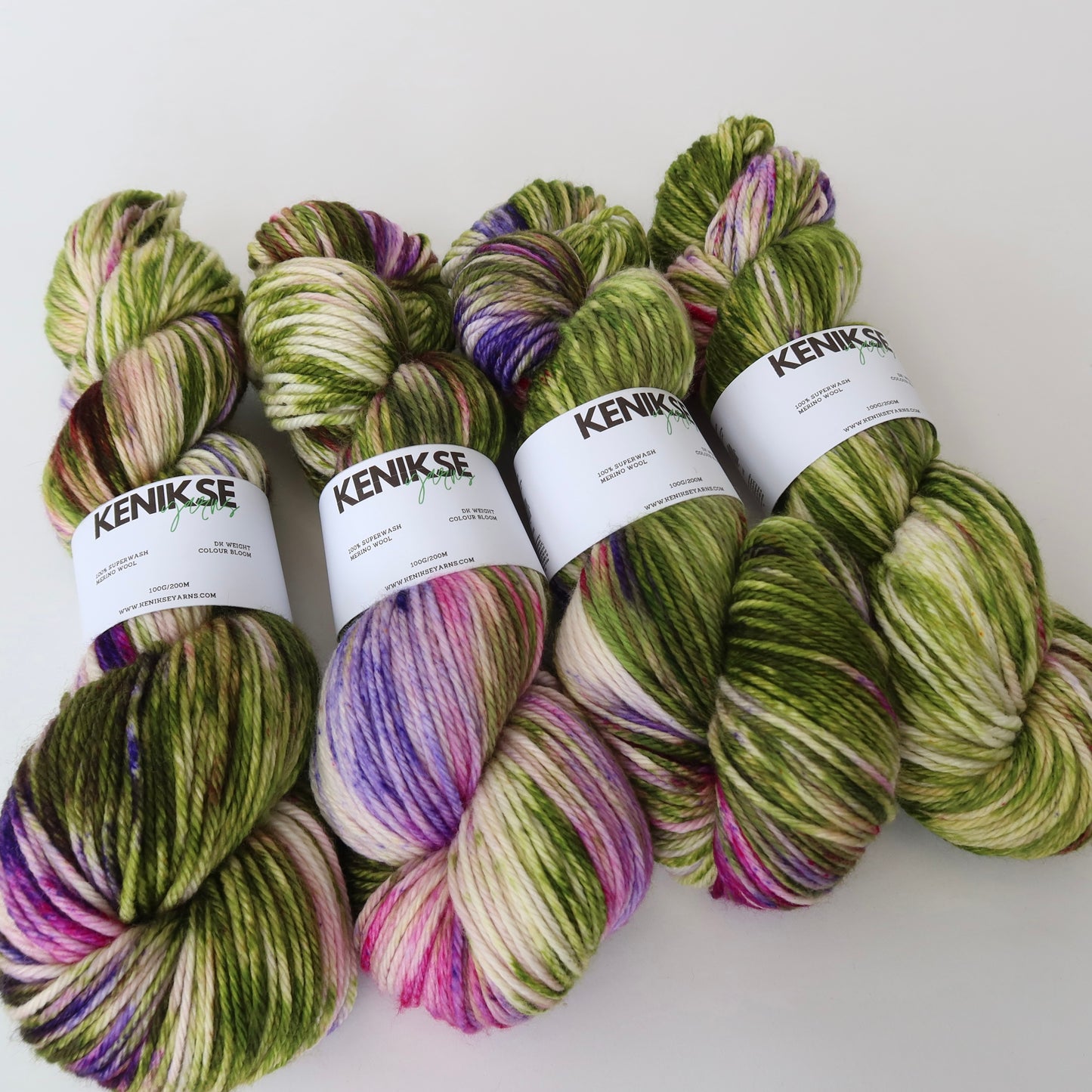DK Superwash Merino Wool Yarn 100g in colour Bloom