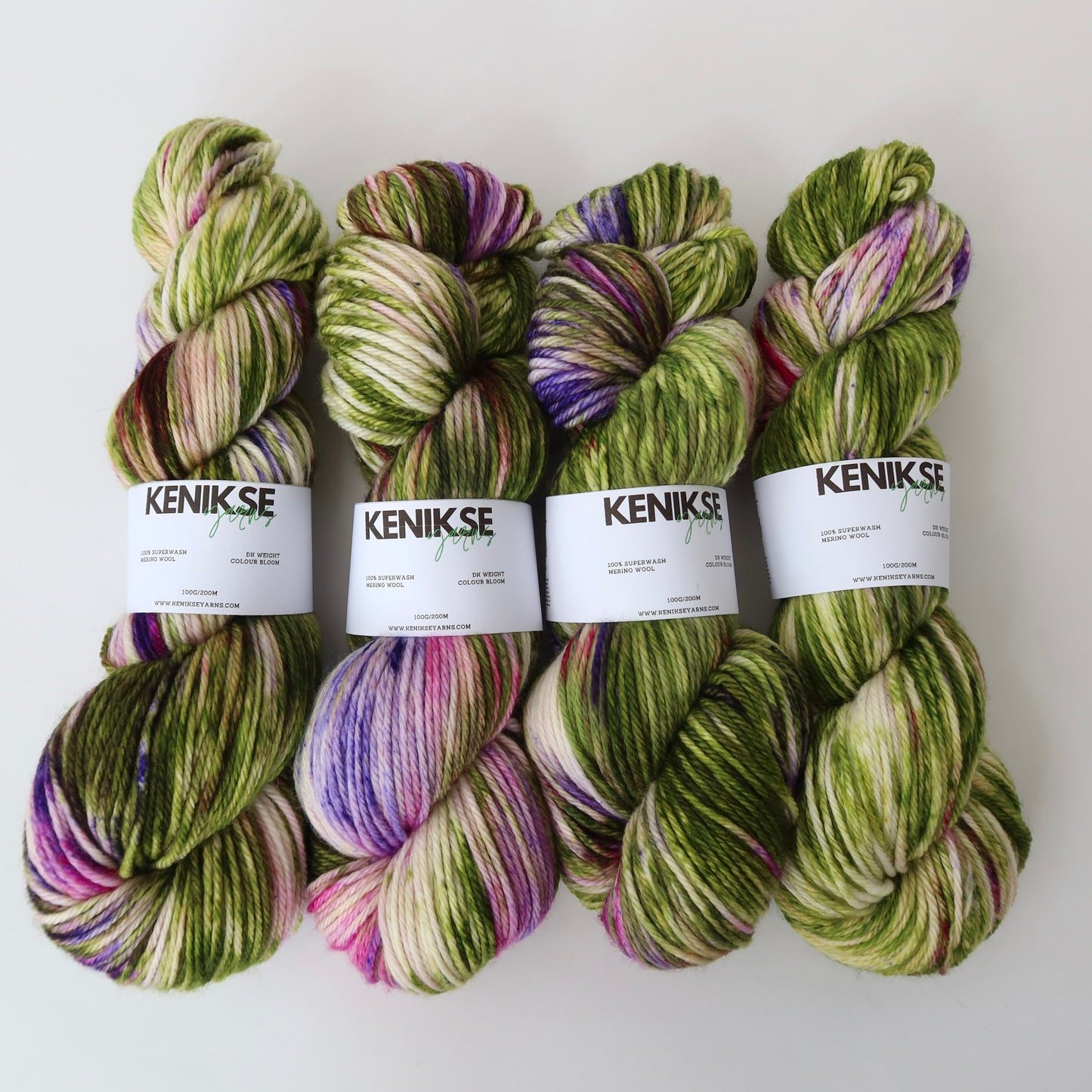 DK Superwash Merino Wool Yarn 100g in colour Bloom