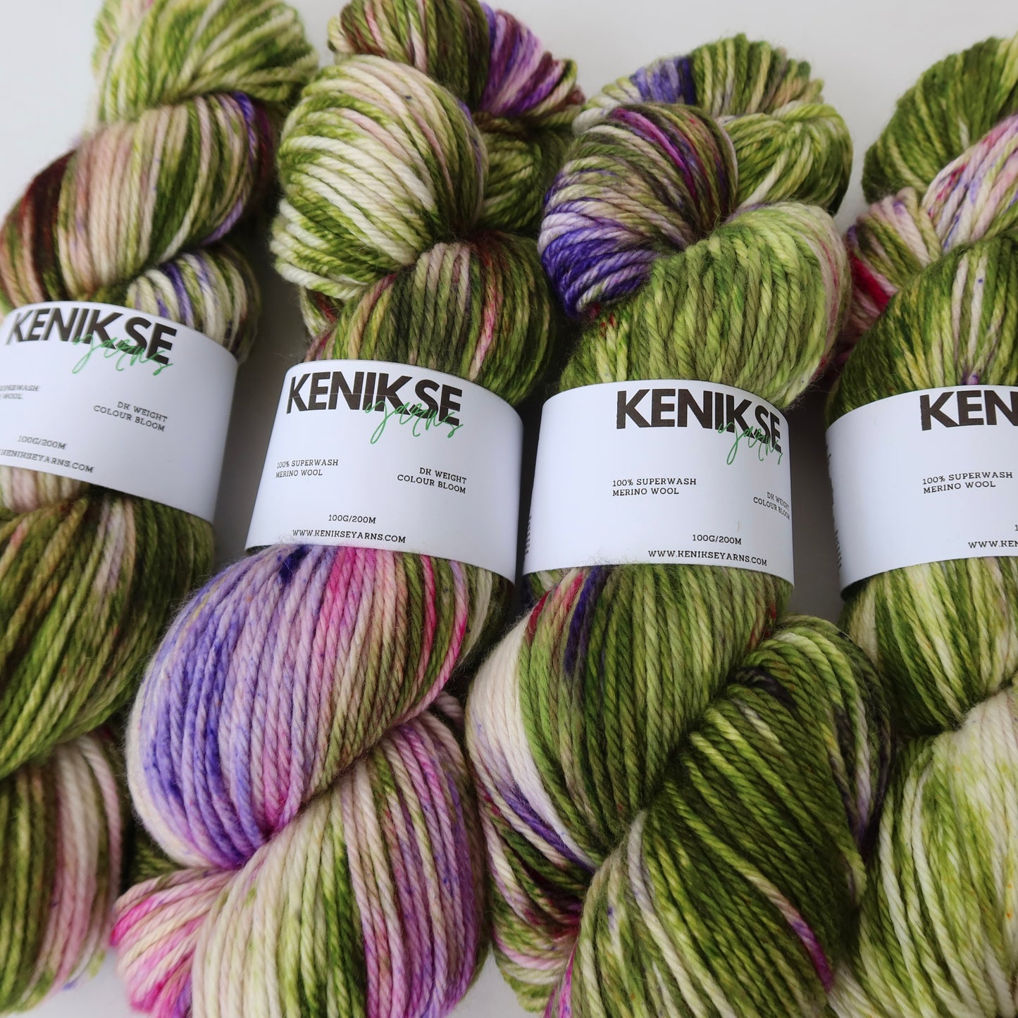 DK Superwash Merino Wool Yarn 100g in colour Bloom