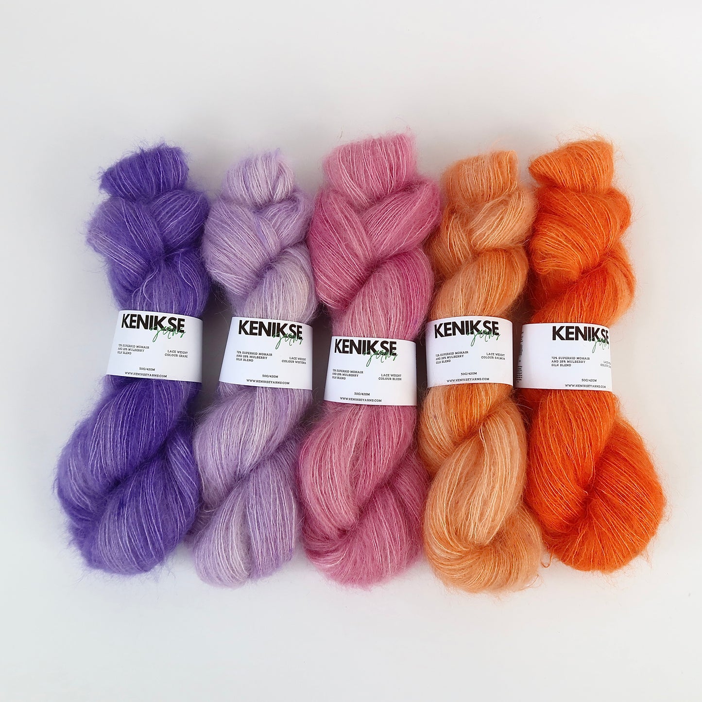 Purple Sunset Bundle 5 x 50g skeins