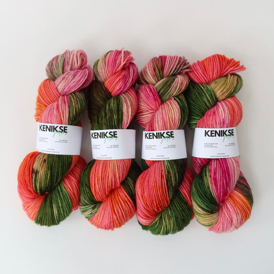 DK Superwash Bluefaced Leicester Wool Yarn 100g in colour Azalea