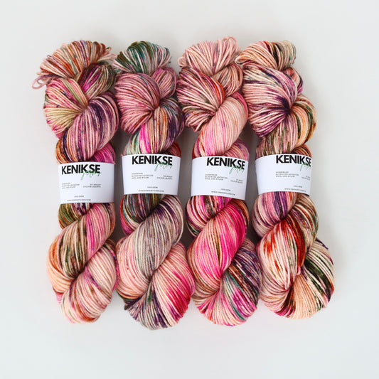DK Superwash Bluefaced Leicester Wool and Nylon Yarn 100g in colour Graffiti