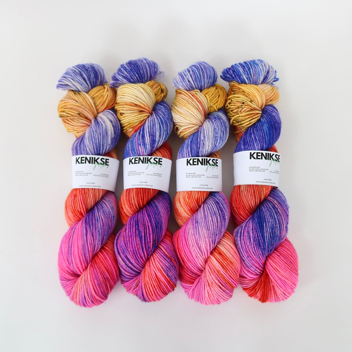 DK Superwash Bluefaced Leicester Wool and Nylon Yarn 100g in colour Arcturus