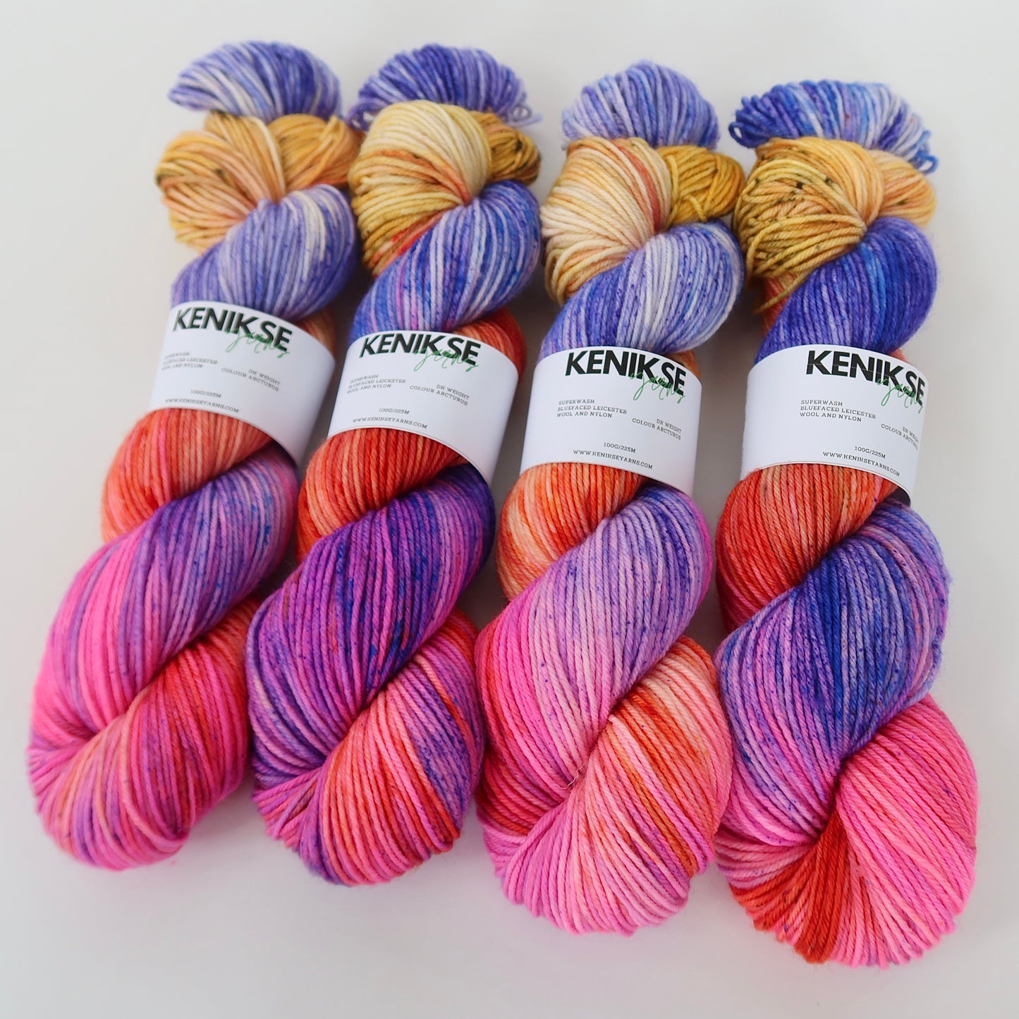 DK Superwash Bluefaced Leicester Wool and Nylon Yarn 100g in colour Arcturus