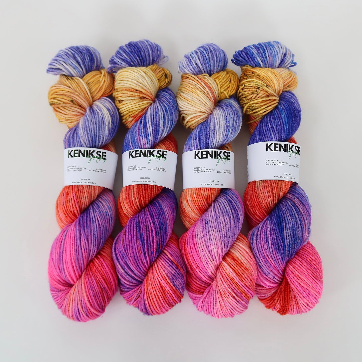 DK Superwash Bluefaced Leicester Wool and Nylon Yarn 100g in colour Arcturus