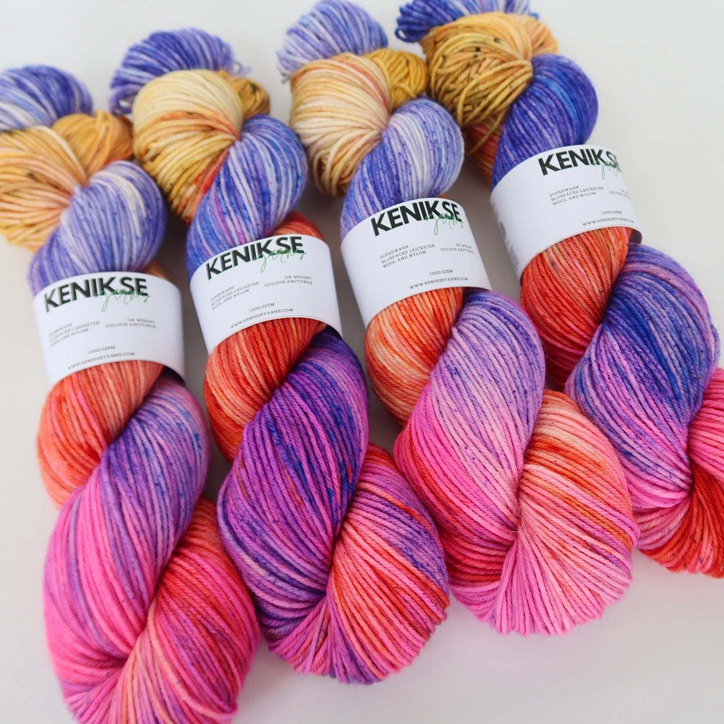 DK Superwash Bluefaced Leicester Wool and Nylon Yarn 100g in colour Arcturus