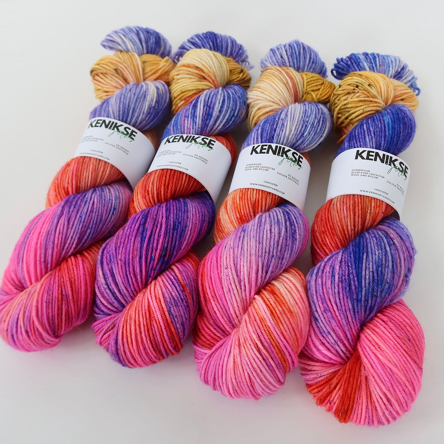 DK Superwash Bluefaced Leicester Wool and Nylon Yarn 100g in colour Arcturus