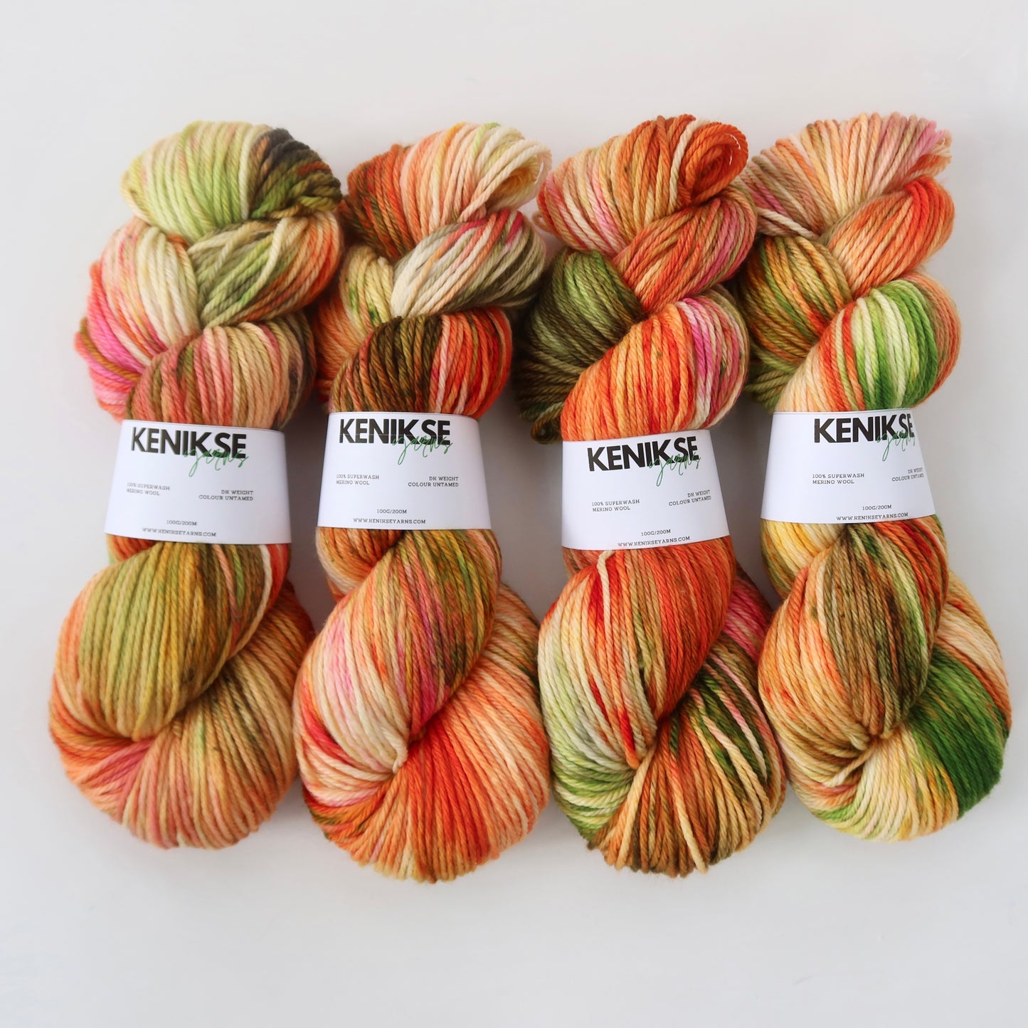 DK Superwash Merino Wool Yarn 100g in colour Untamed