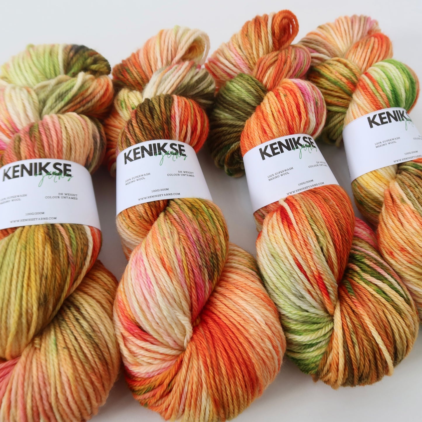 DK Superwash Merino Wool Yarn 100g in colour Untamed