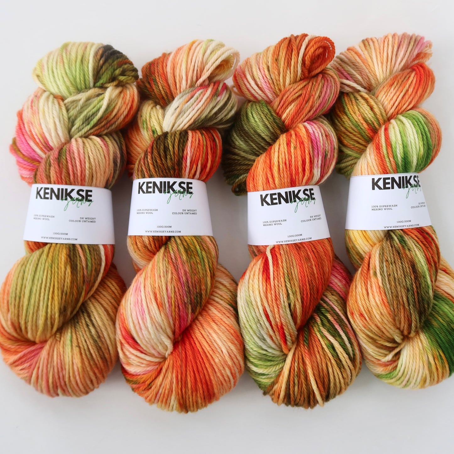 DK Superwash Merino Wool Yarn 100g in colour Untamed