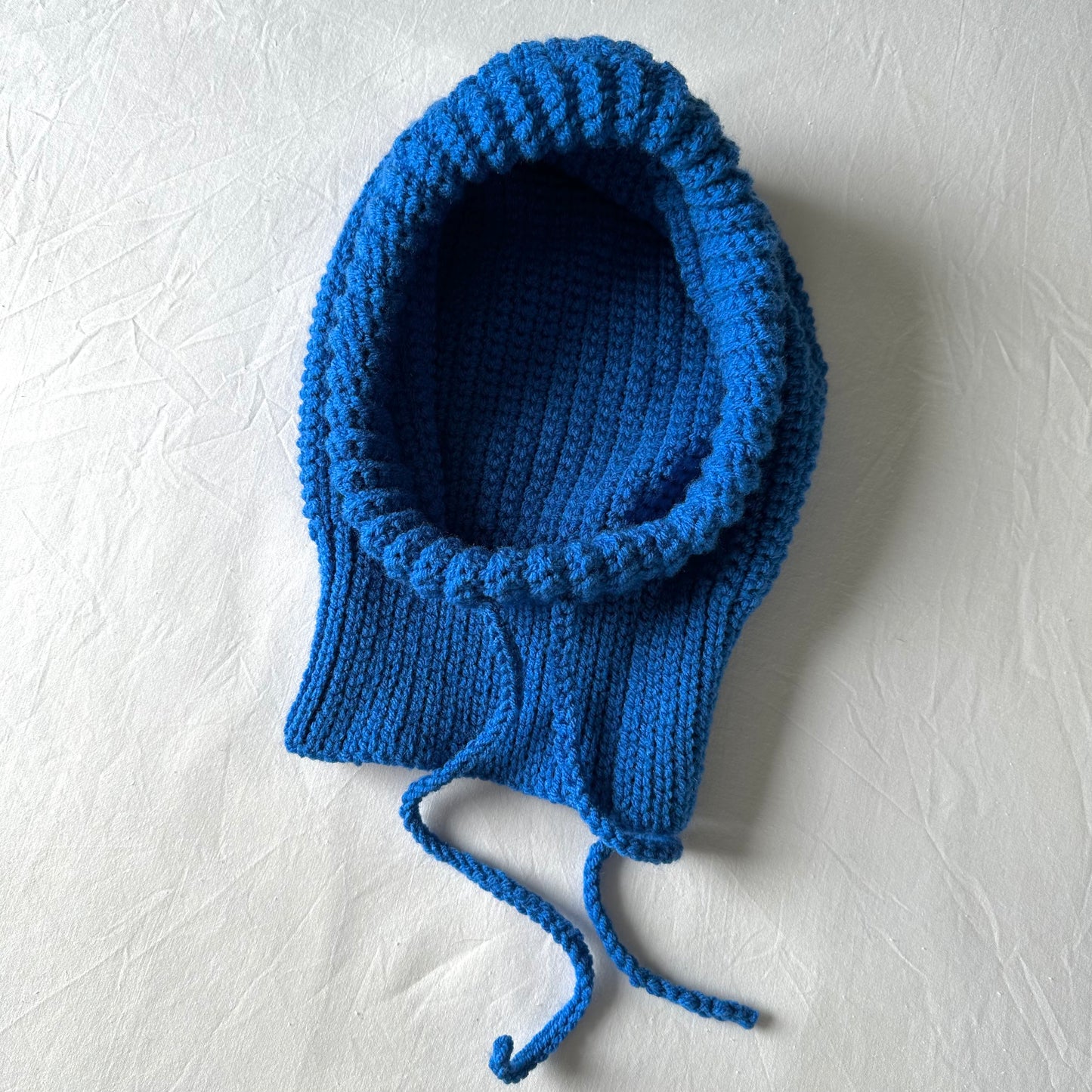 Crochet Tie Balaclava Pattern