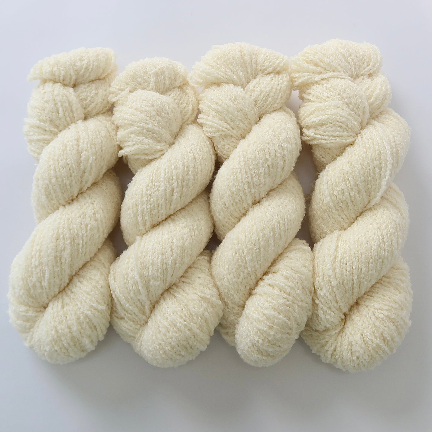 DK Superwash Merino Boucle Wool 100g undyed