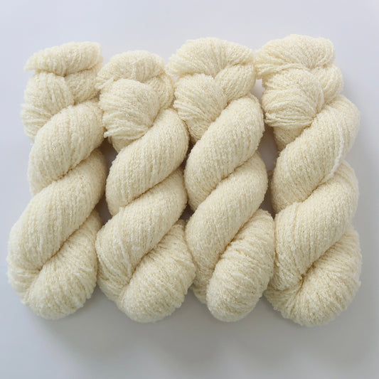 DK Superwash Merino Boucle Wool 100g undyed