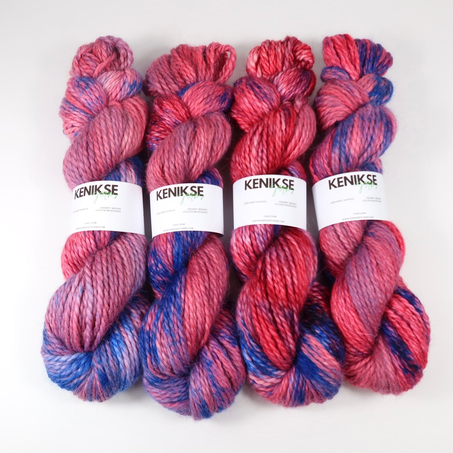 Chunky Baby Alpaca yarn 100g in colour Mahogany