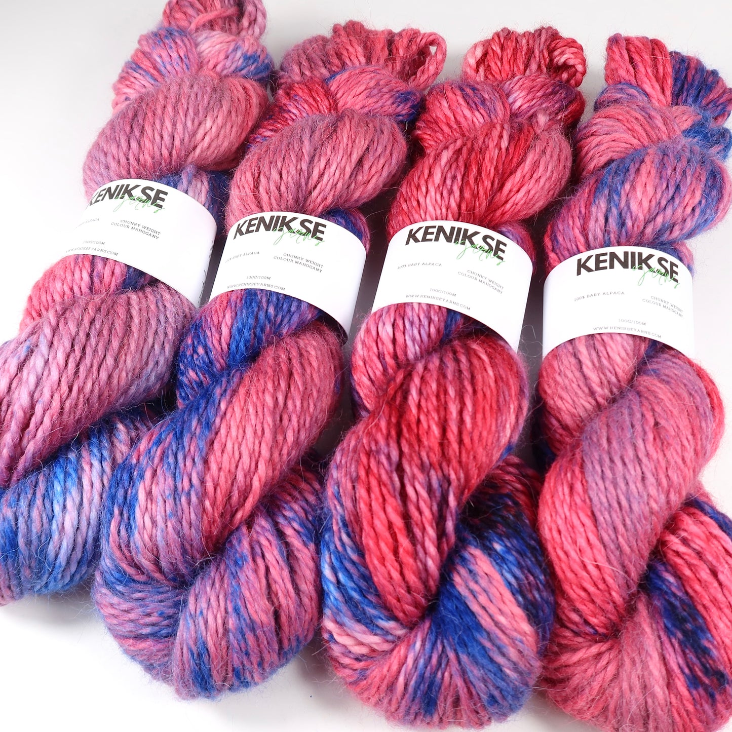 Chunky Baby Alpaca yarn 100g in colour Mahogany