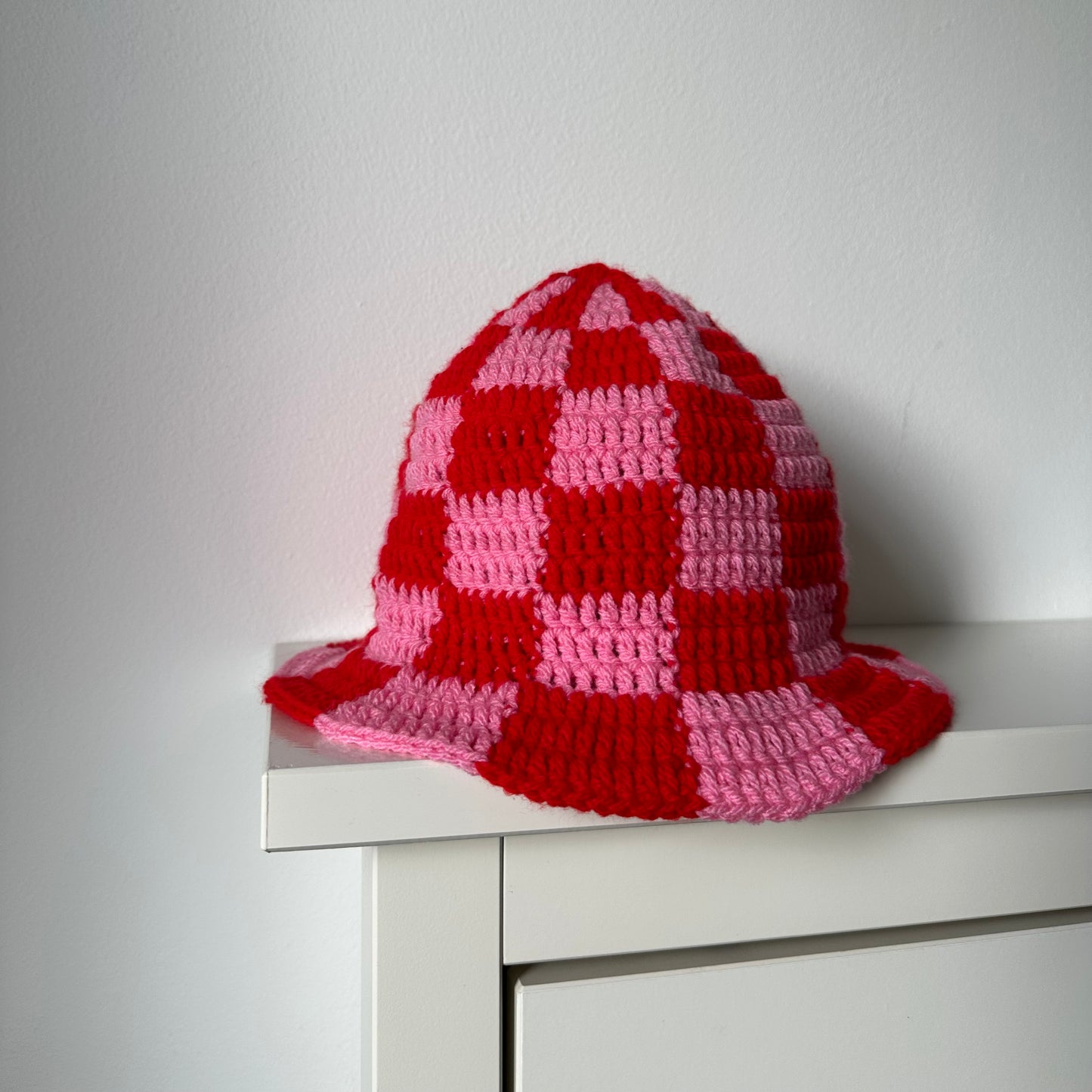 Crochet Checkered Bucket Hat Pattern