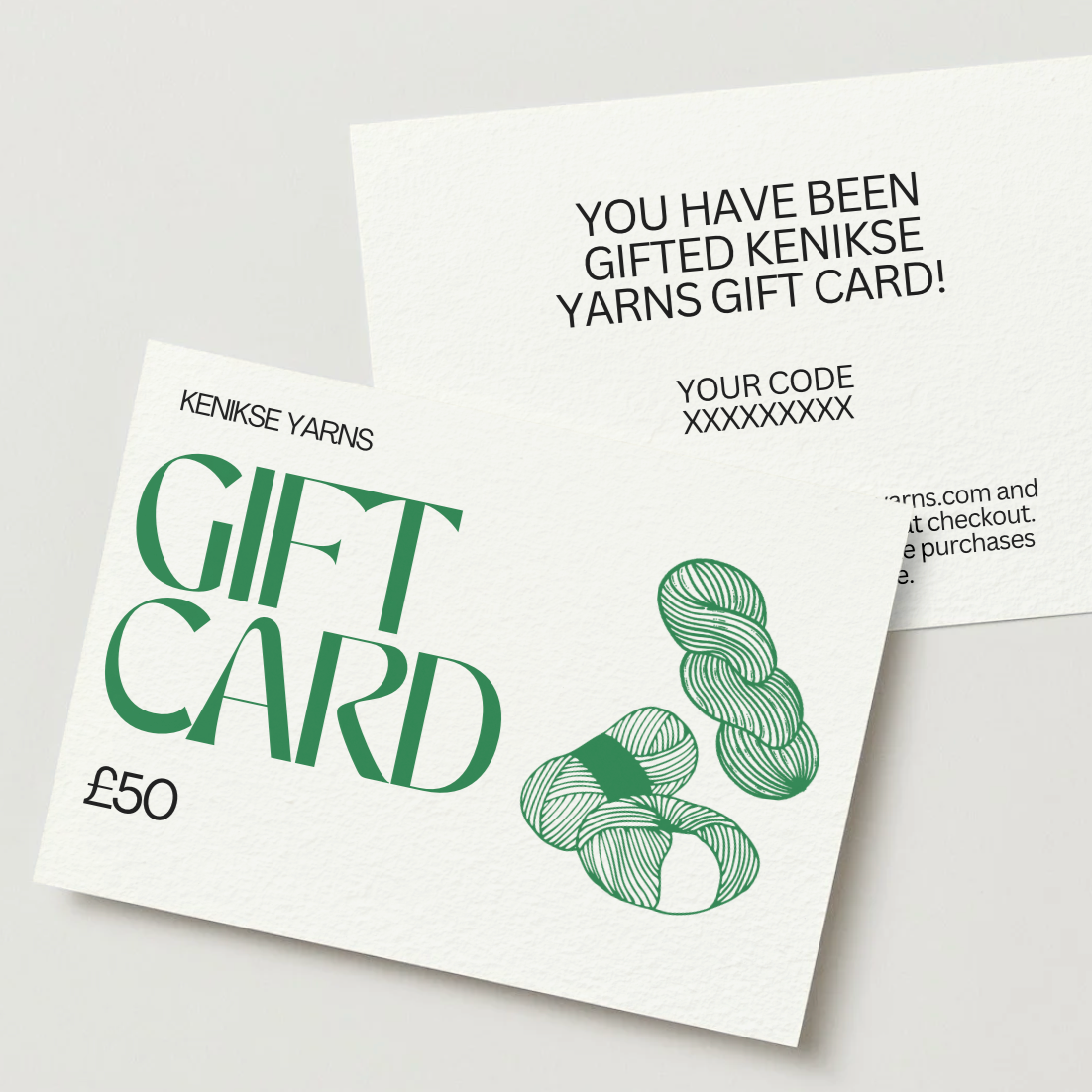 Kenikse Yarns Gift Card