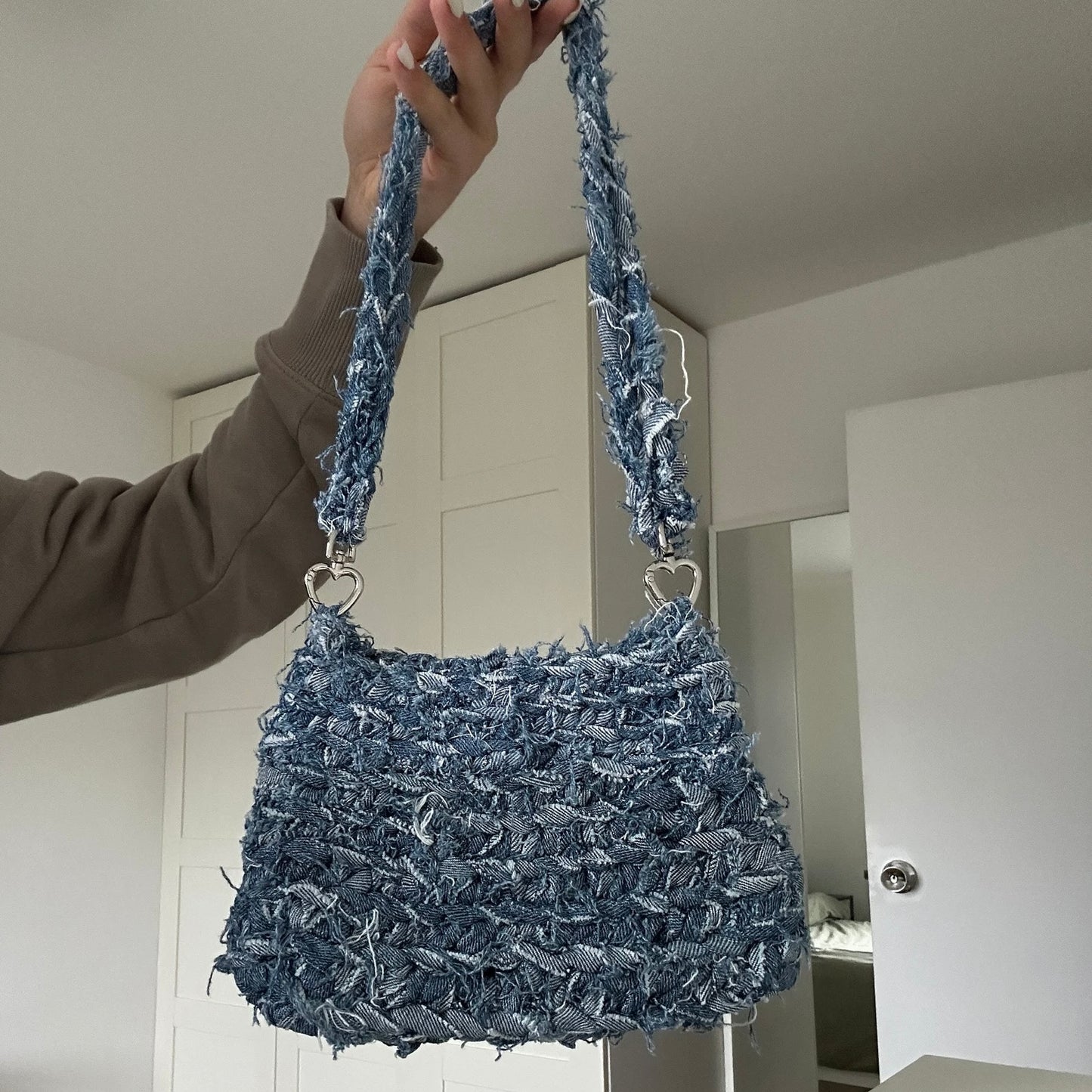 Crochet Jeans Yarn Handbag Pattern