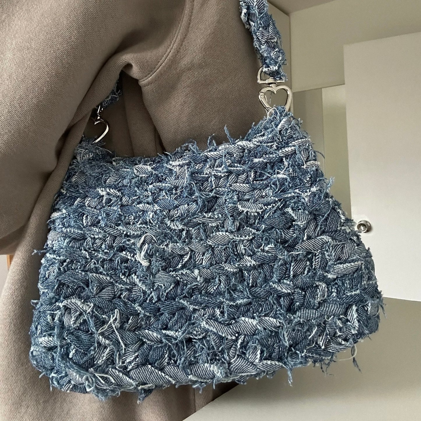 Crochet Jeans Yarn Handbag Pattern